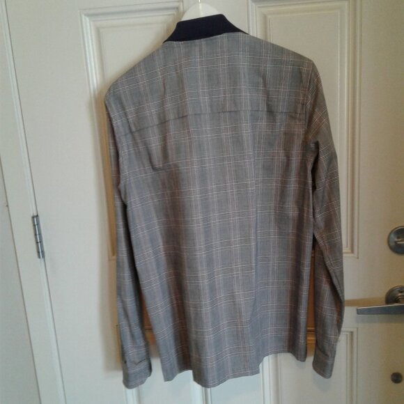 Topman men's black & red plaid zip up jacket size small - Picture 3 of 3